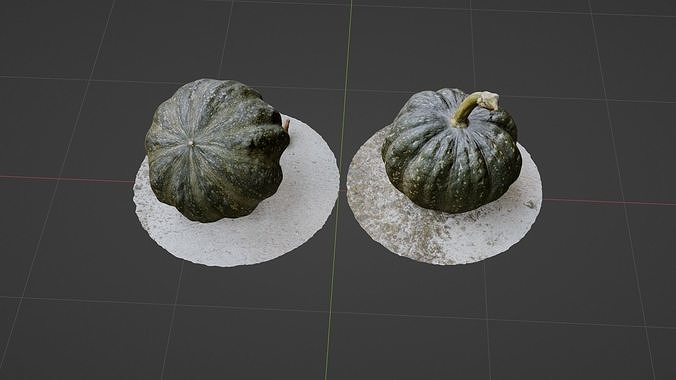 3D scanned pumpkin 3D model 3