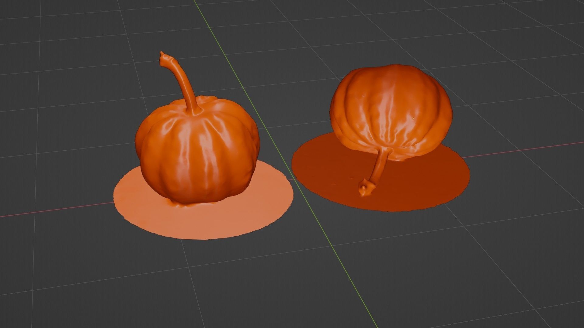 3D scanned pumpkin 3D model_9
