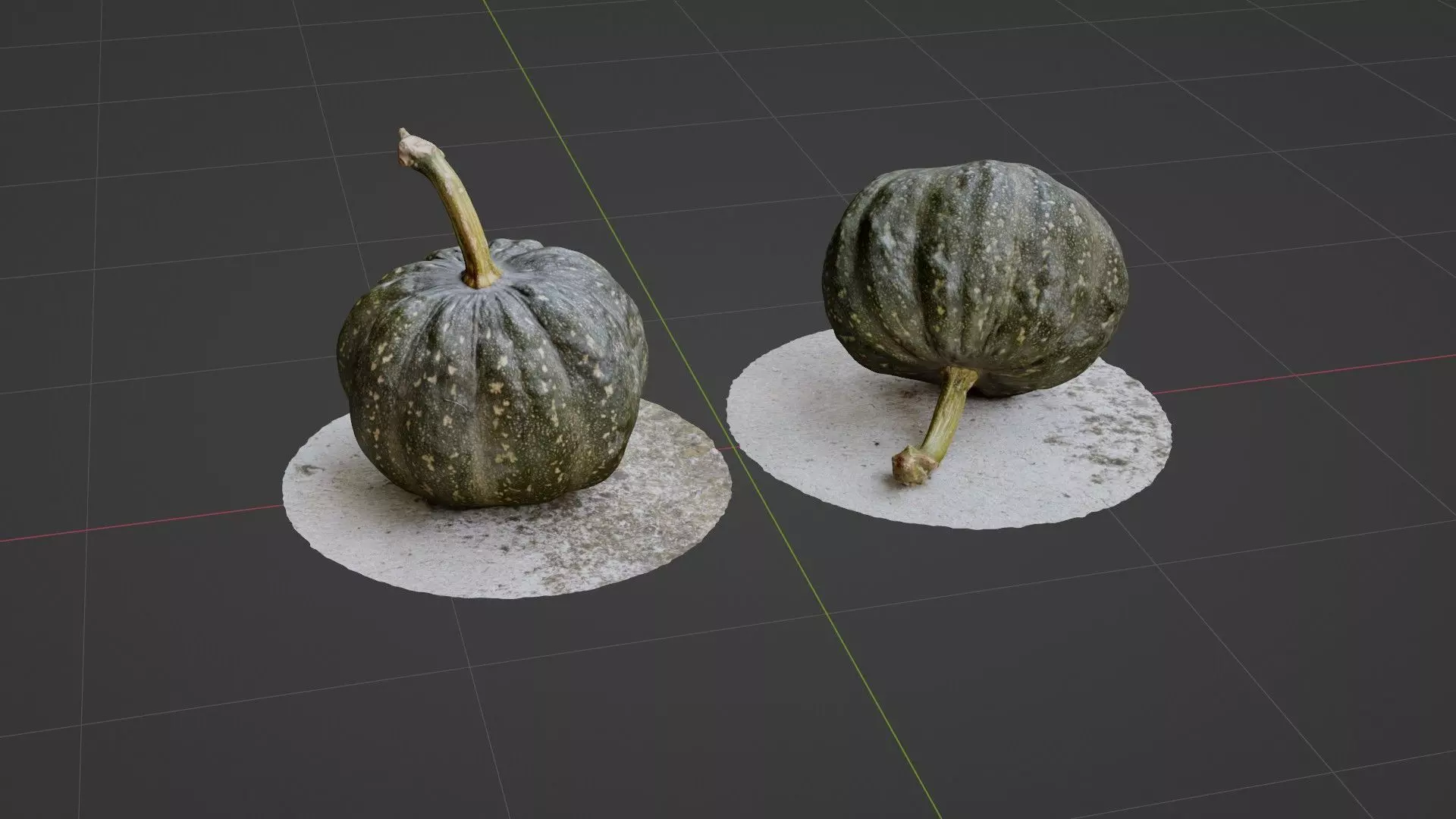 3D scanned pumpkin 3D model_0