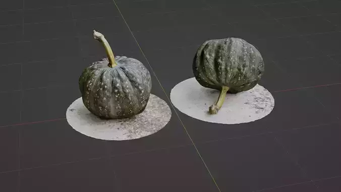 3D scanned pumpkin