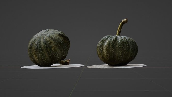 3D scanned pumpkin 3D model 5