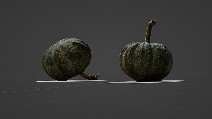 3D scanned pumpkin 3D model 7