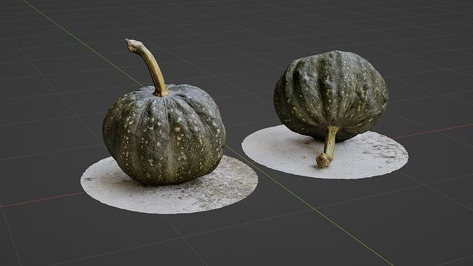 3D scanned pumpkin 3D model 6