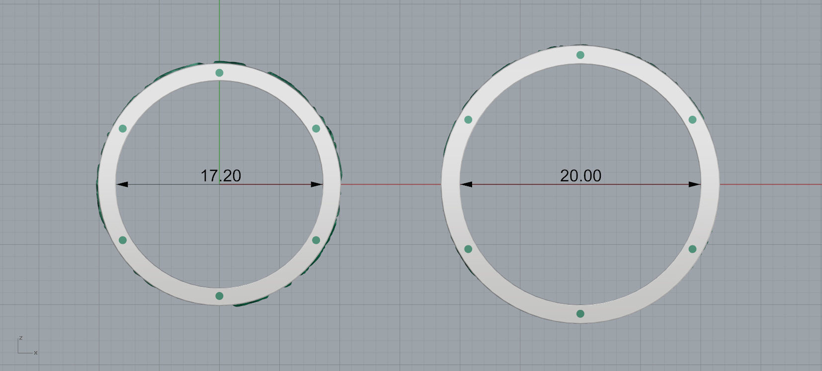 Ring and Earrings Diamond jewelry set 3d print model A 21 3D print model_6