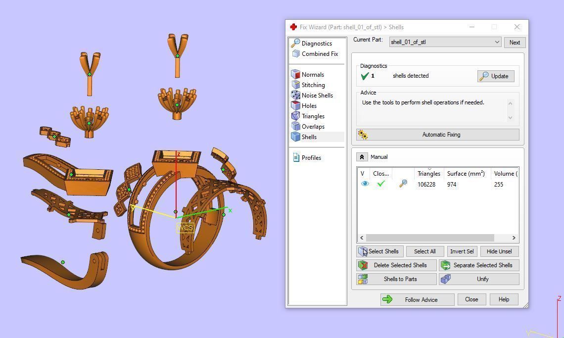 Ring and Earrings Diamond jewelry set 3d print model A 23 3D print model_6