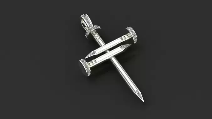 Cross Nail C 3D print model