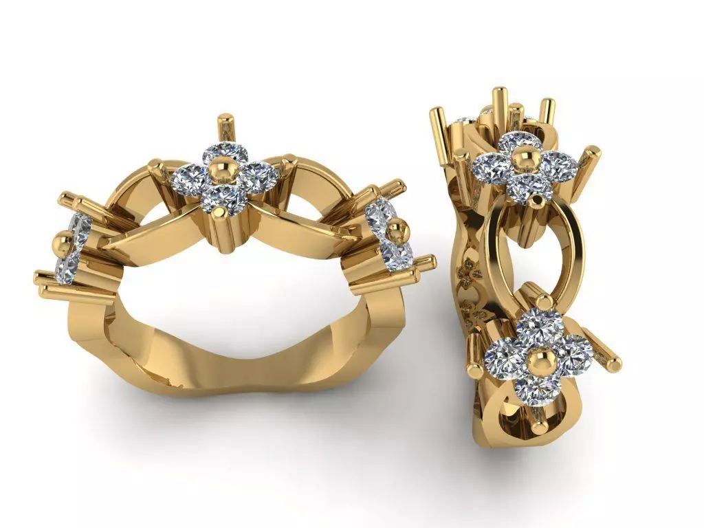 Rings 3D print model_0