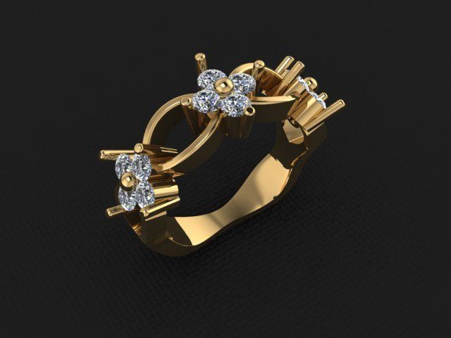 Rings 3D print model_2