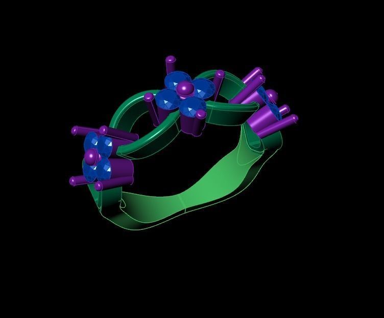 Rings 3D print model_3