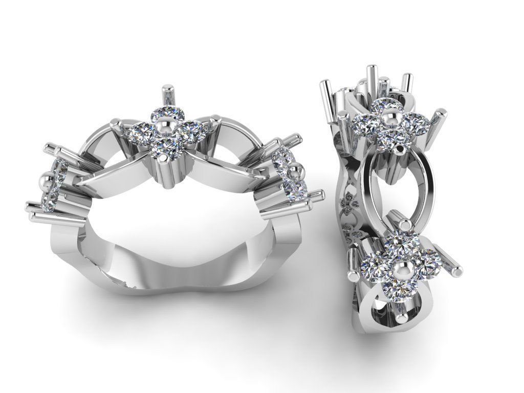 Rings 3D print model_1