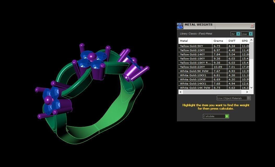 Rings 3D print model_5