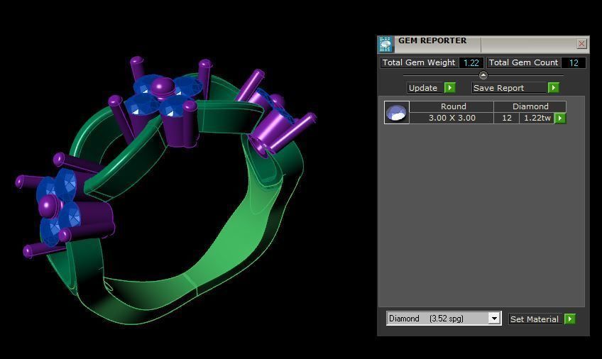 Rings 3D print model_4