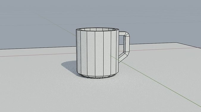 Coffee Mug Free low-poly 3D model