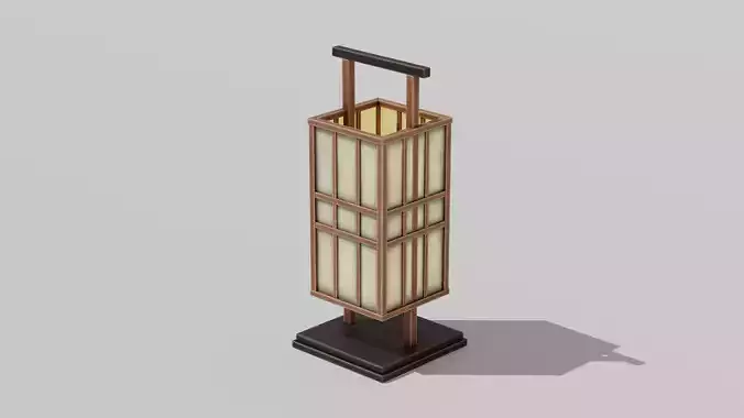 Japanese Furniture Kit - Lamp with handle 