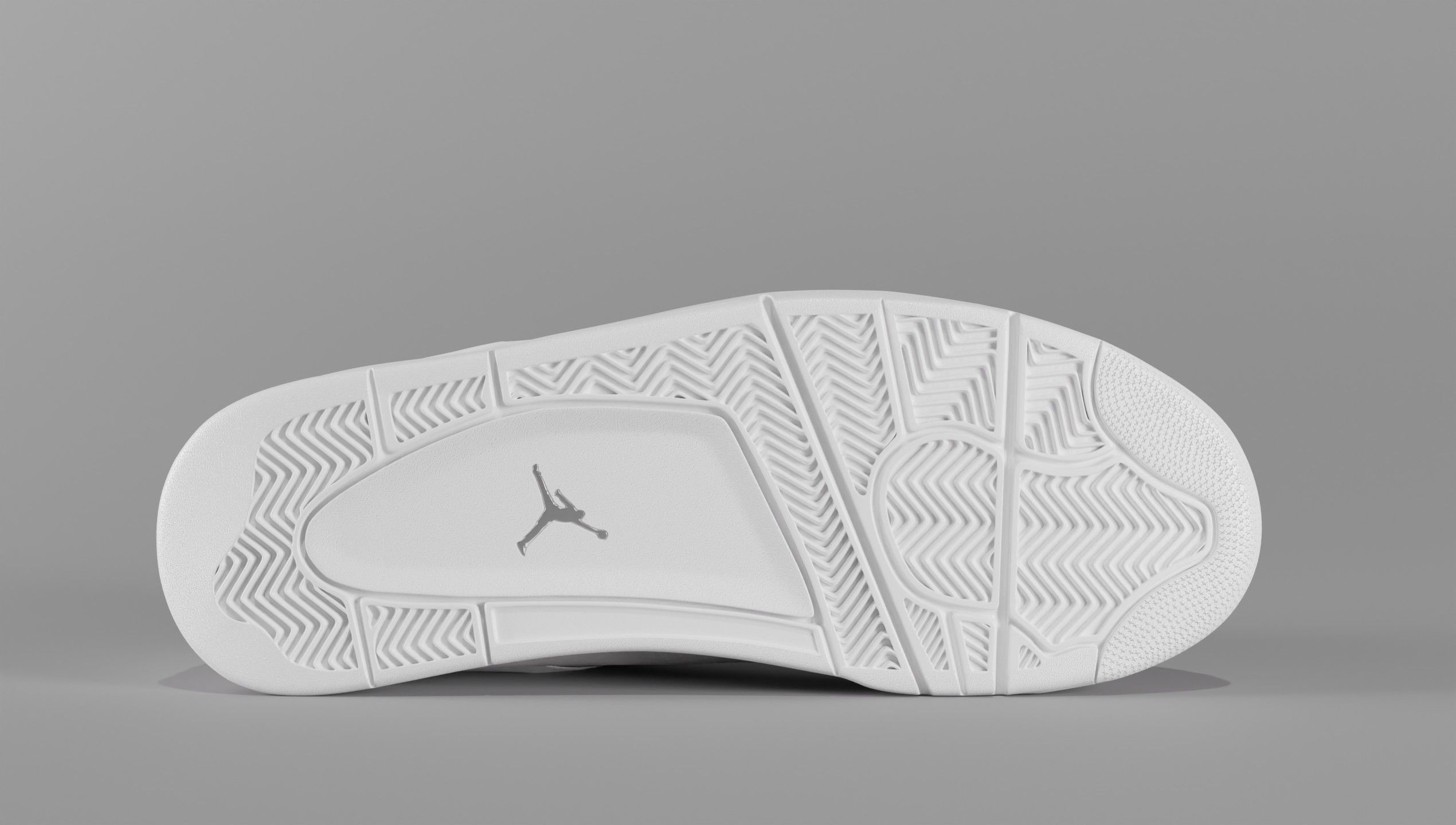 Jordan 4 Pure Money  Low-poly 3D model_7