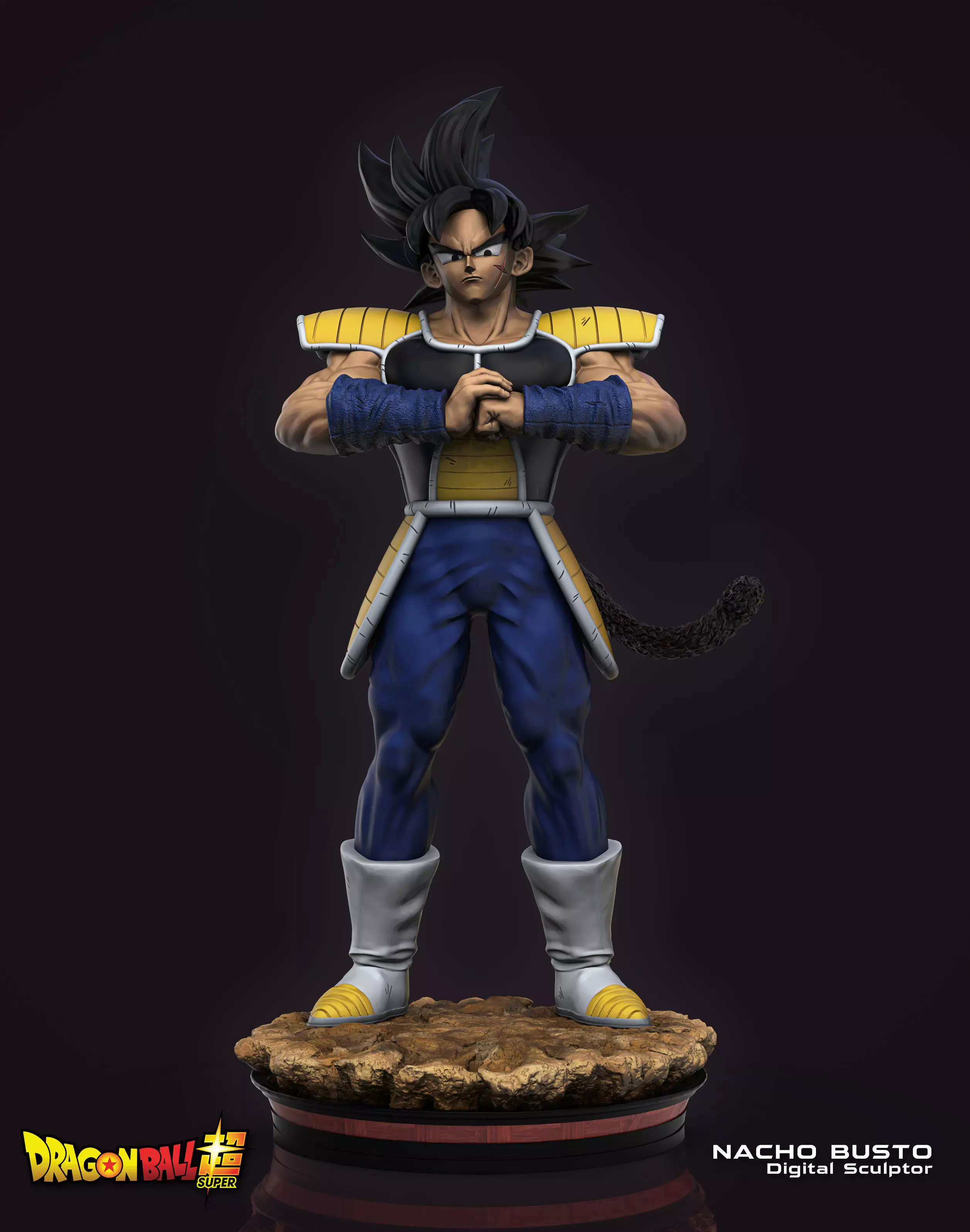 Bardock - Dragon Ball Super 3d print model 3D print model