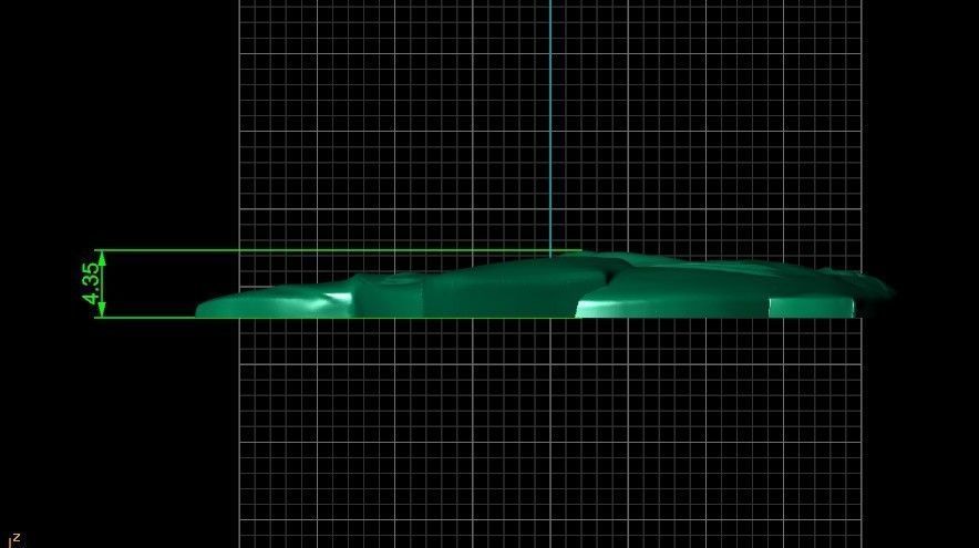 bas-relief shark 3D print model_15