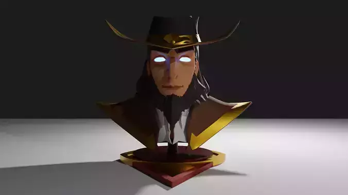 Twisted Fate League of Legends Bust 