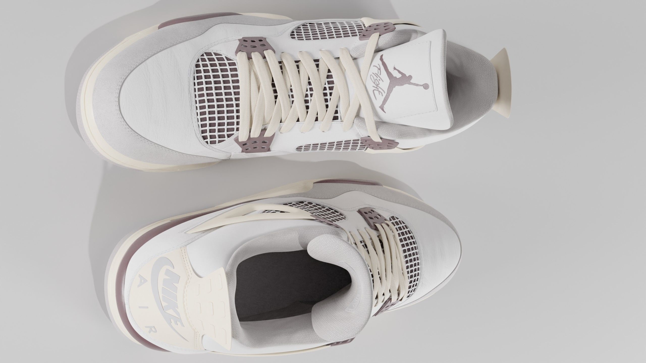 Jordan 4 A Ma Maniere Unreleased  Low-poly 3D model_18