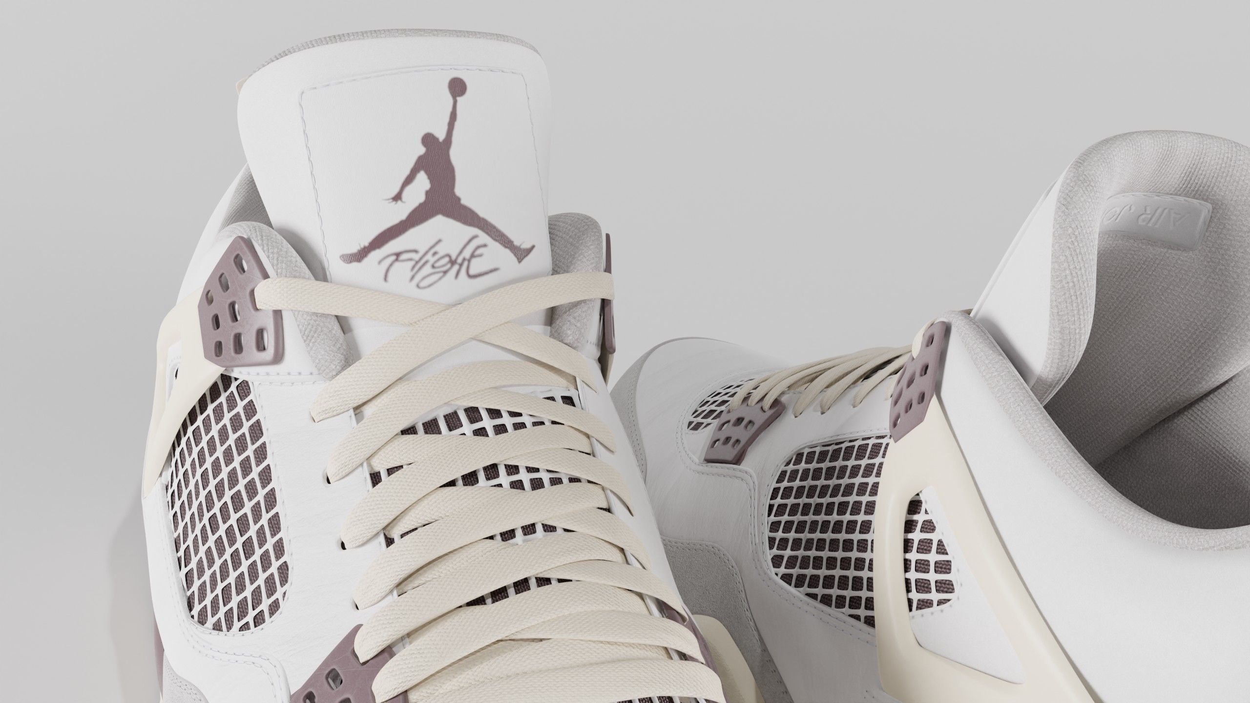 Jordan 4 A Ma Maniere Unreleased  Low-poly 3D model_22