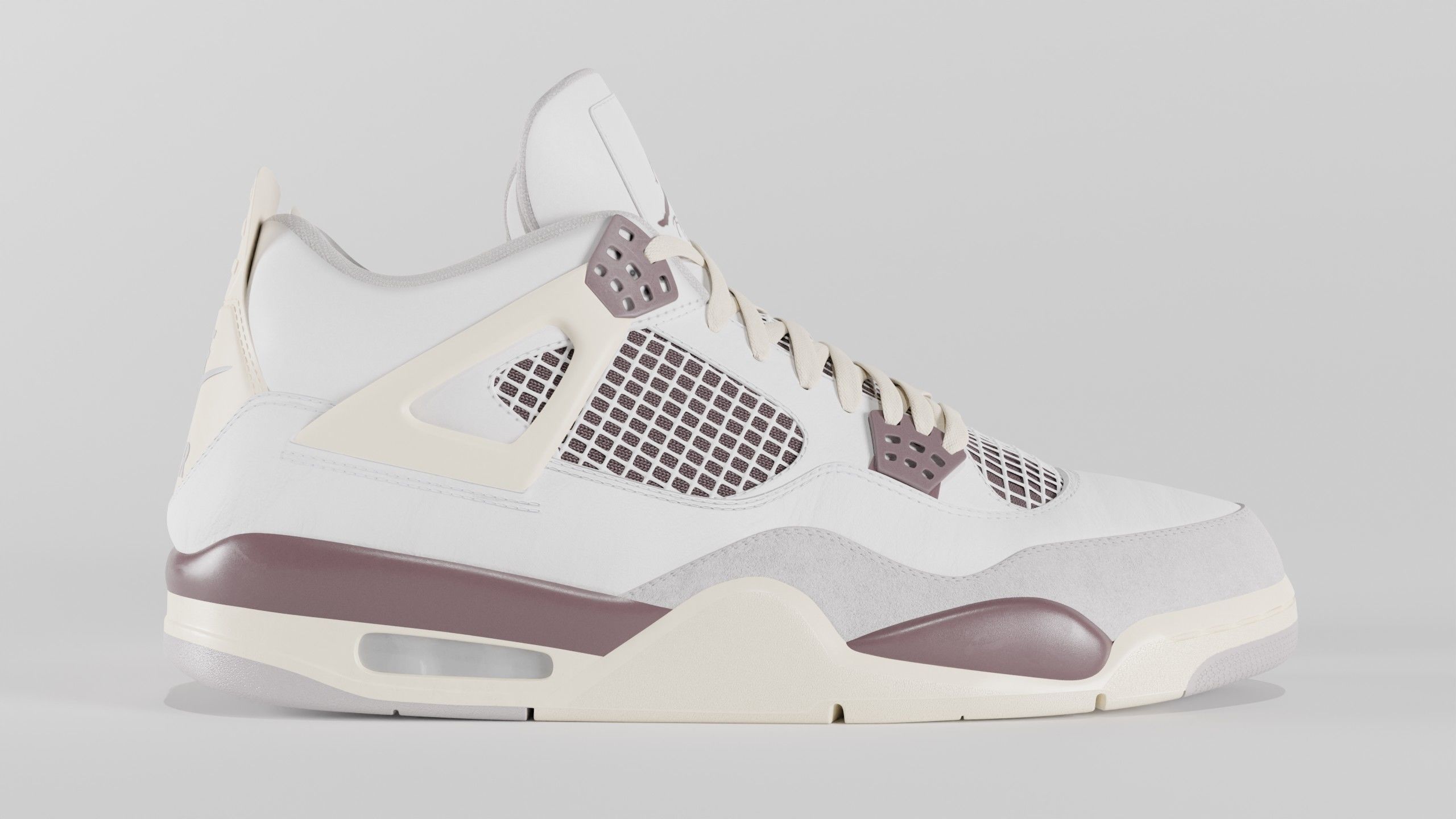 Jordan 4 A Ma Maniere Unreleased  Low-poly 3D model_34