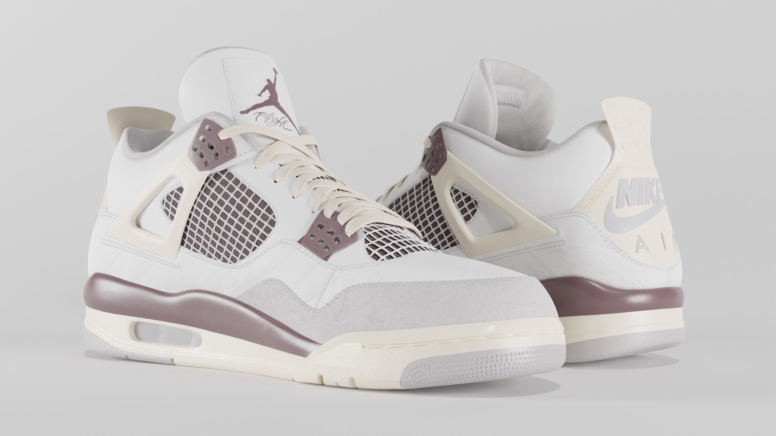 Jordan 4 A Ma Maniere Unreleased  Low-poly 3D model_52