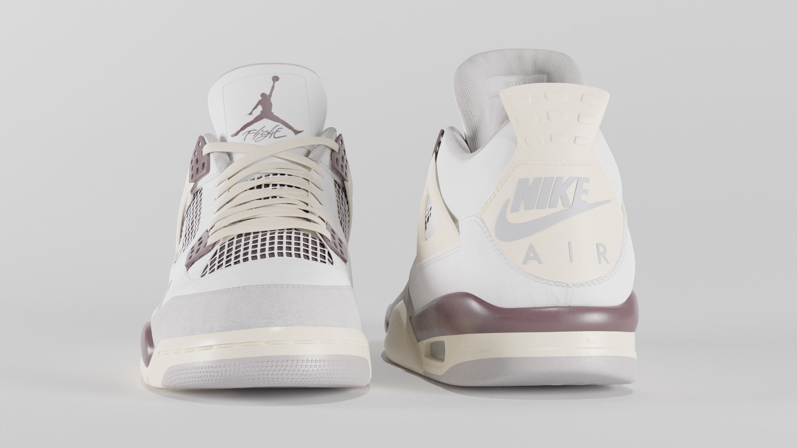 Jordan 4 A Ma Maniere Unreleased  Low-poly 3D model_36