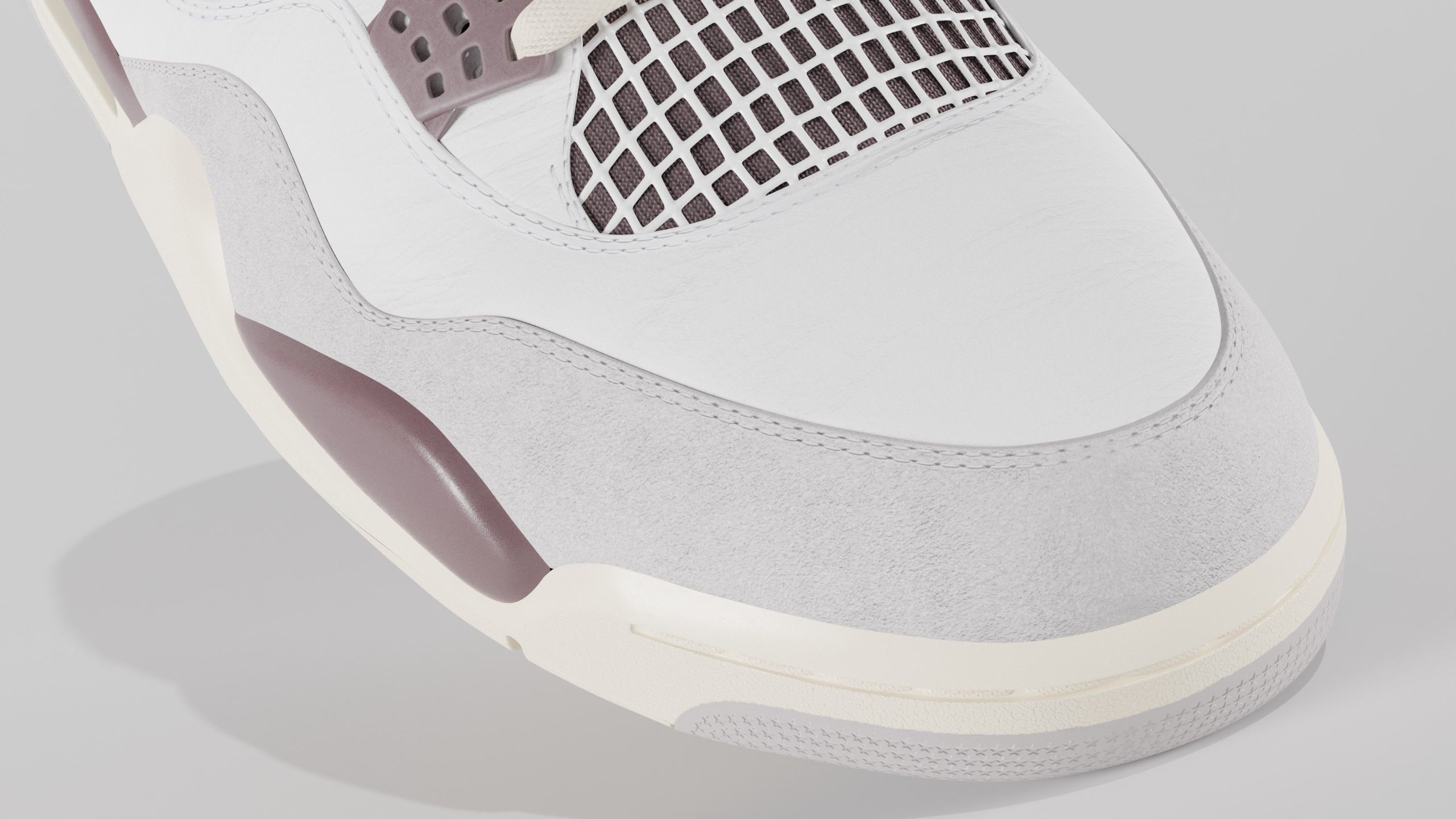 Jordan 4 A Ma Maniere Unreleased  Low-poly 3D model_15