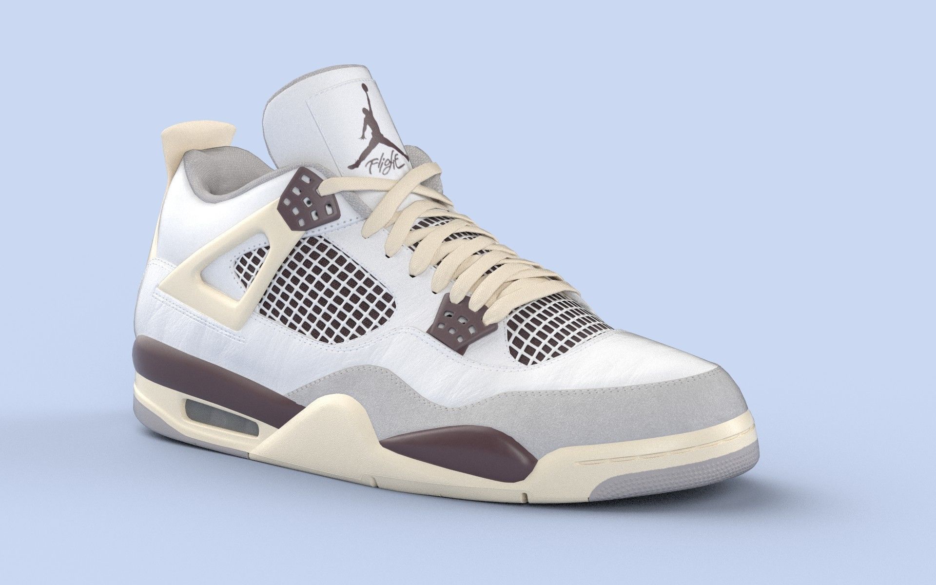 Jordan 4 A Ma Maniere Unreleased  Low-poly 3D model_20