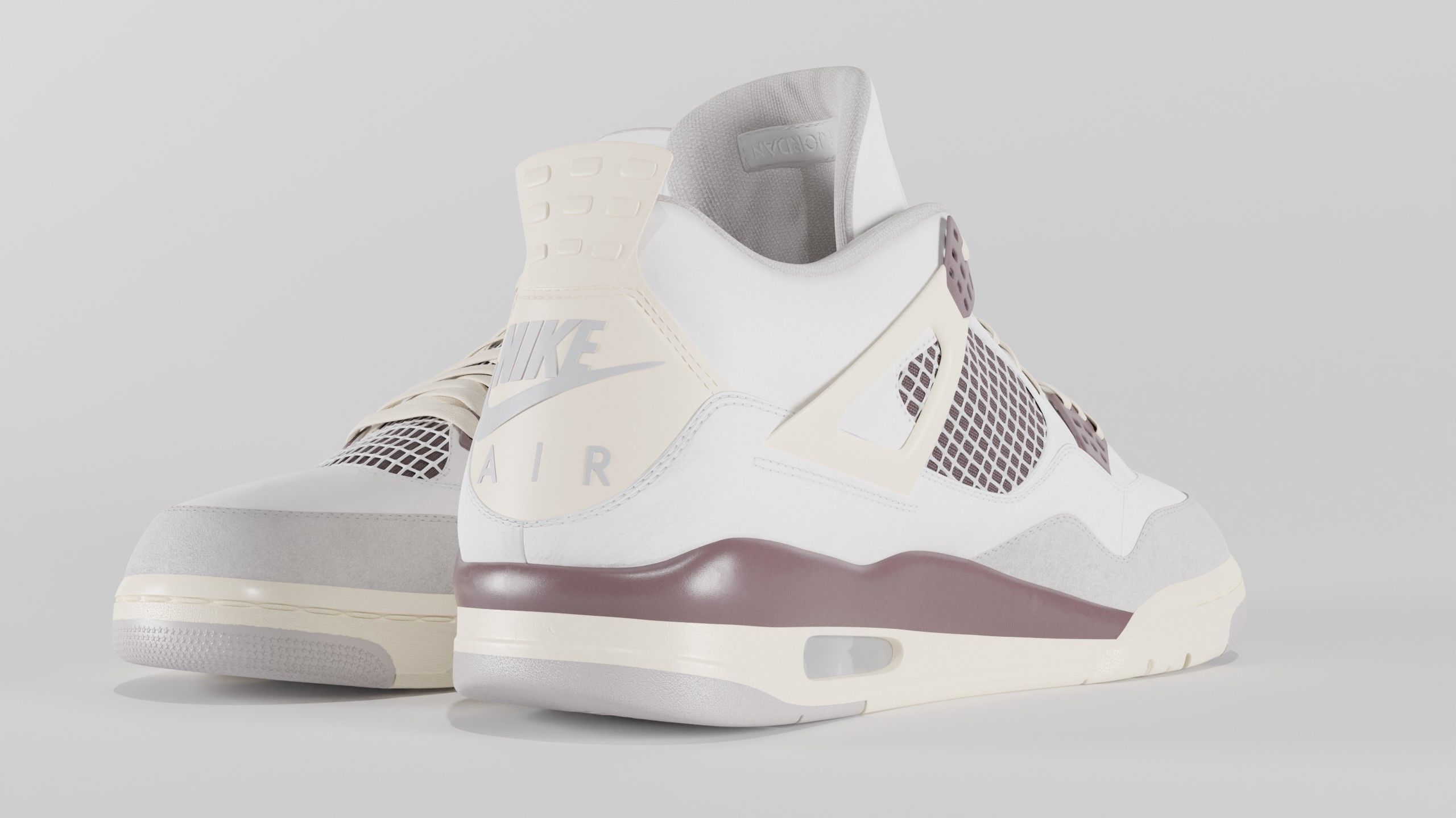 Jordan 4 A Ma Maniere Unreleased  Low-poly 3D model_46