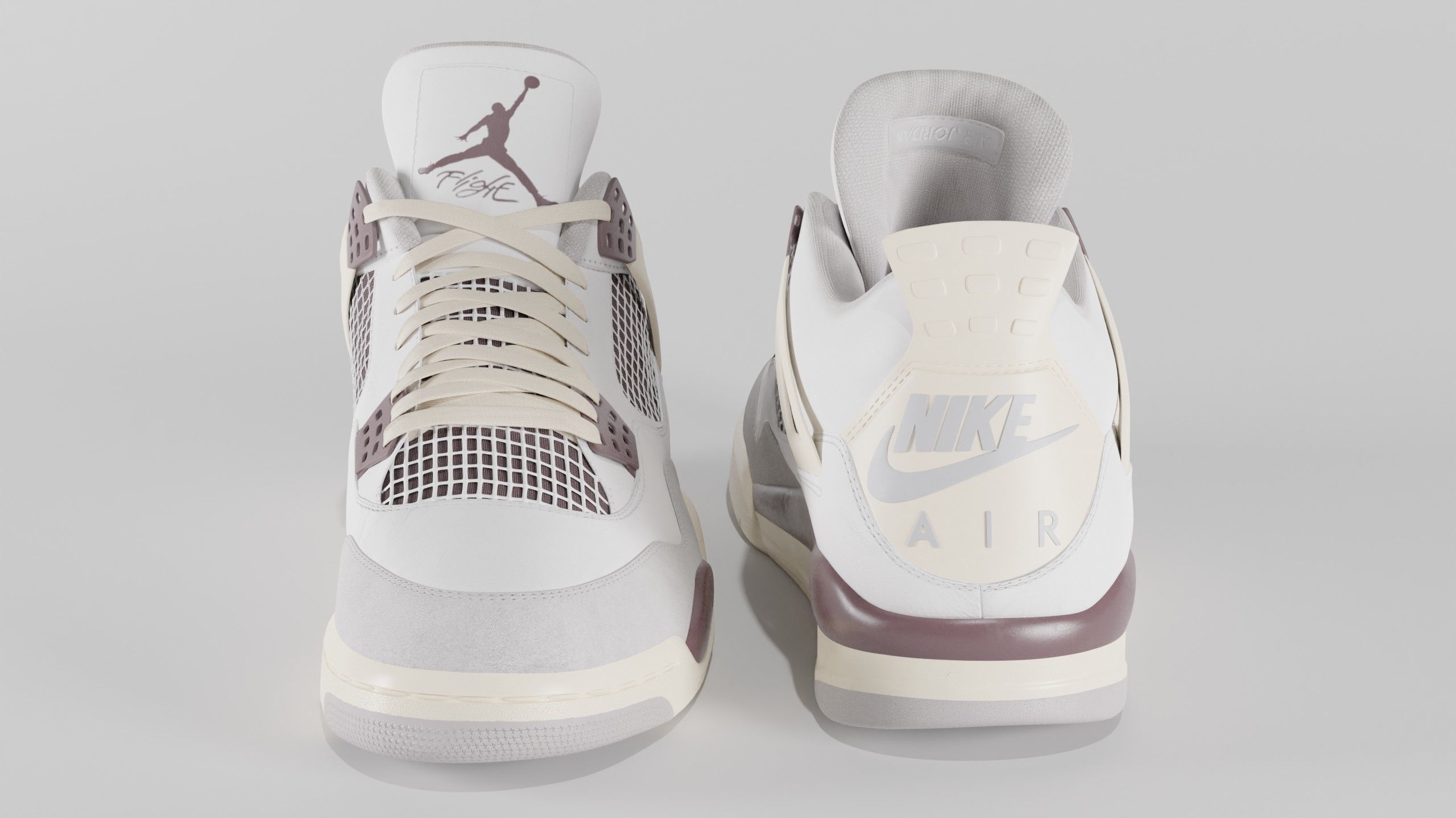 Jordan 4 A Ma Maniere Unreleased  Low-poly 3D model_39
