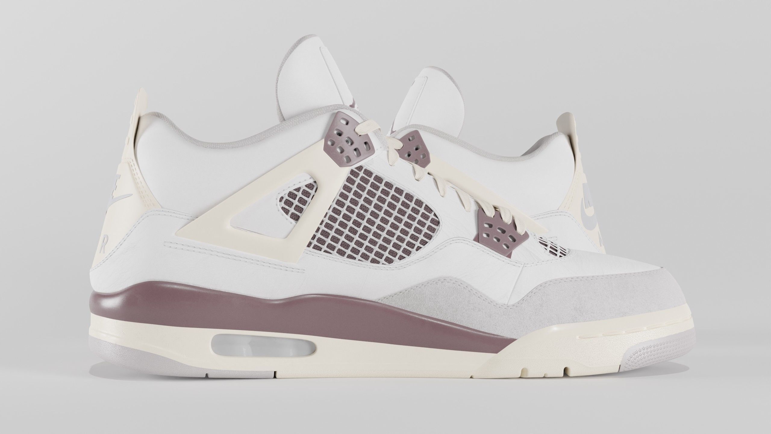 Jordan 4 A Ma Maniere Unreleased  Low-poly 3D model_27