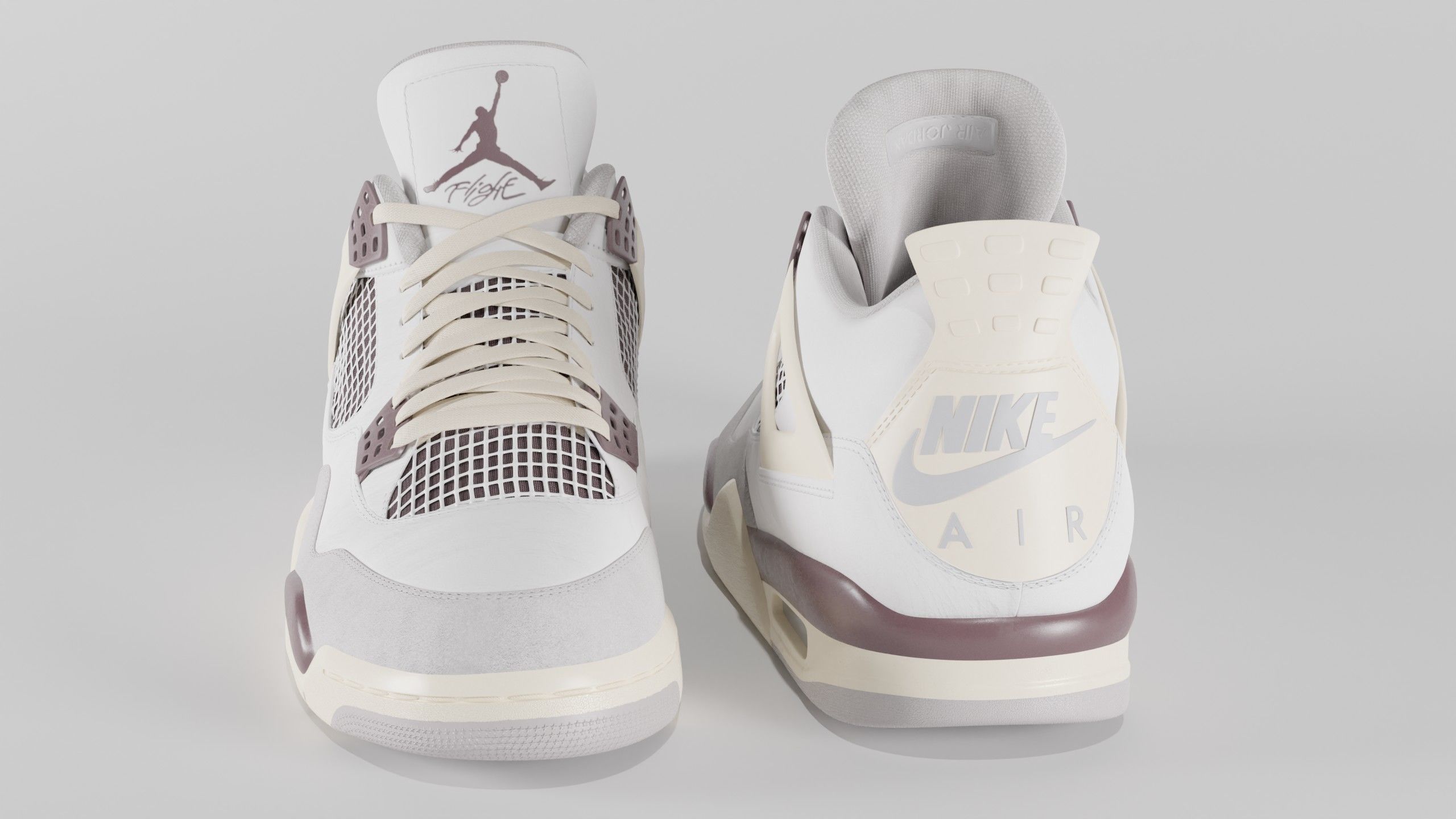 Jordan 4 A Ma Maniere Unreleased  Low-poly 3D model_37