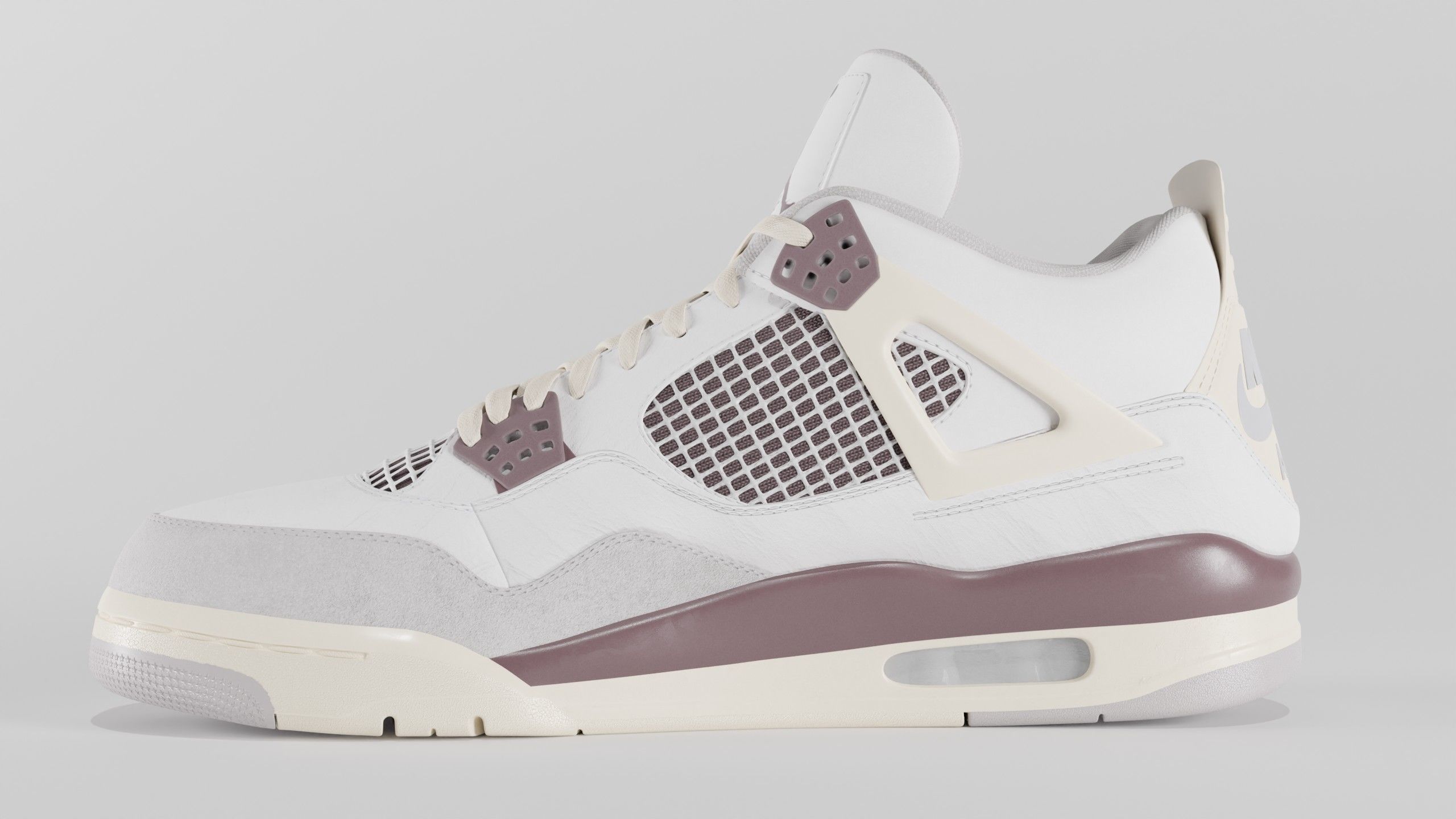 Jordan 4 A Ma Maniere Unreleased  Low-poly 3D model_16