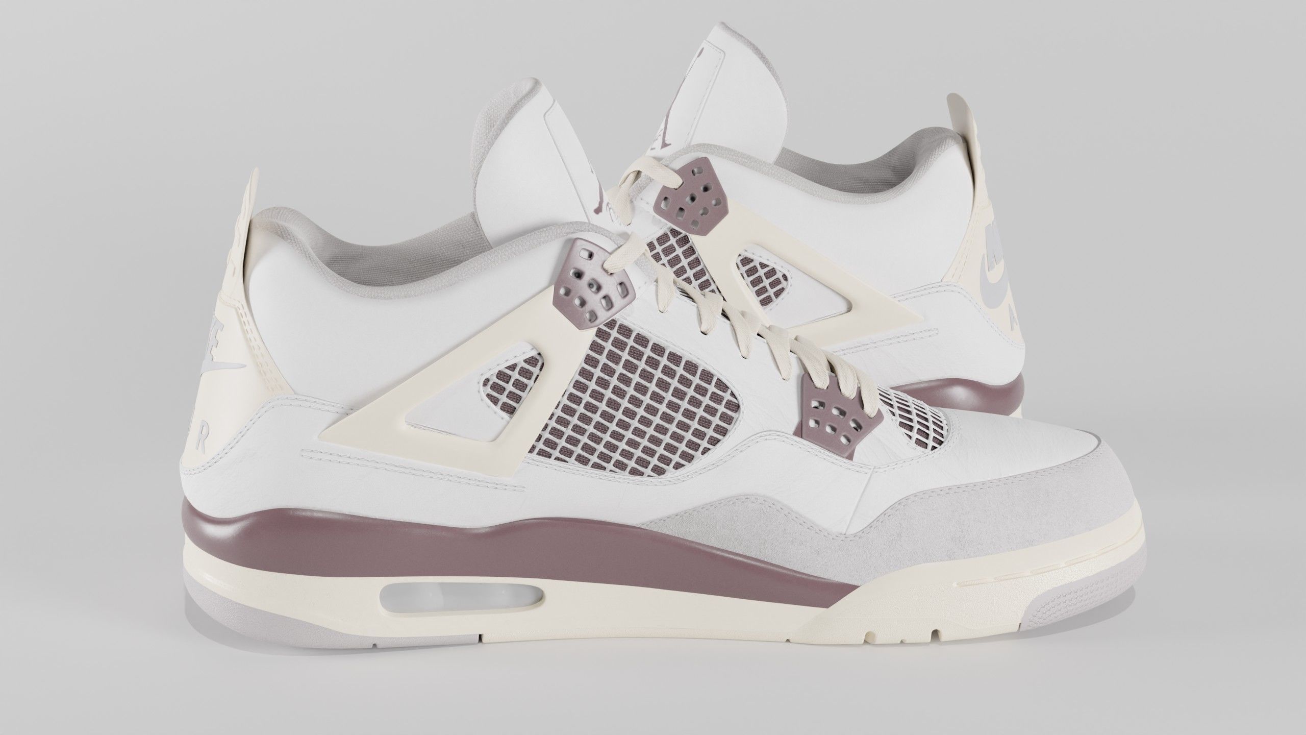 Jordan 4 A Ma Maniere Unreleased  Low-poly 3D model_19