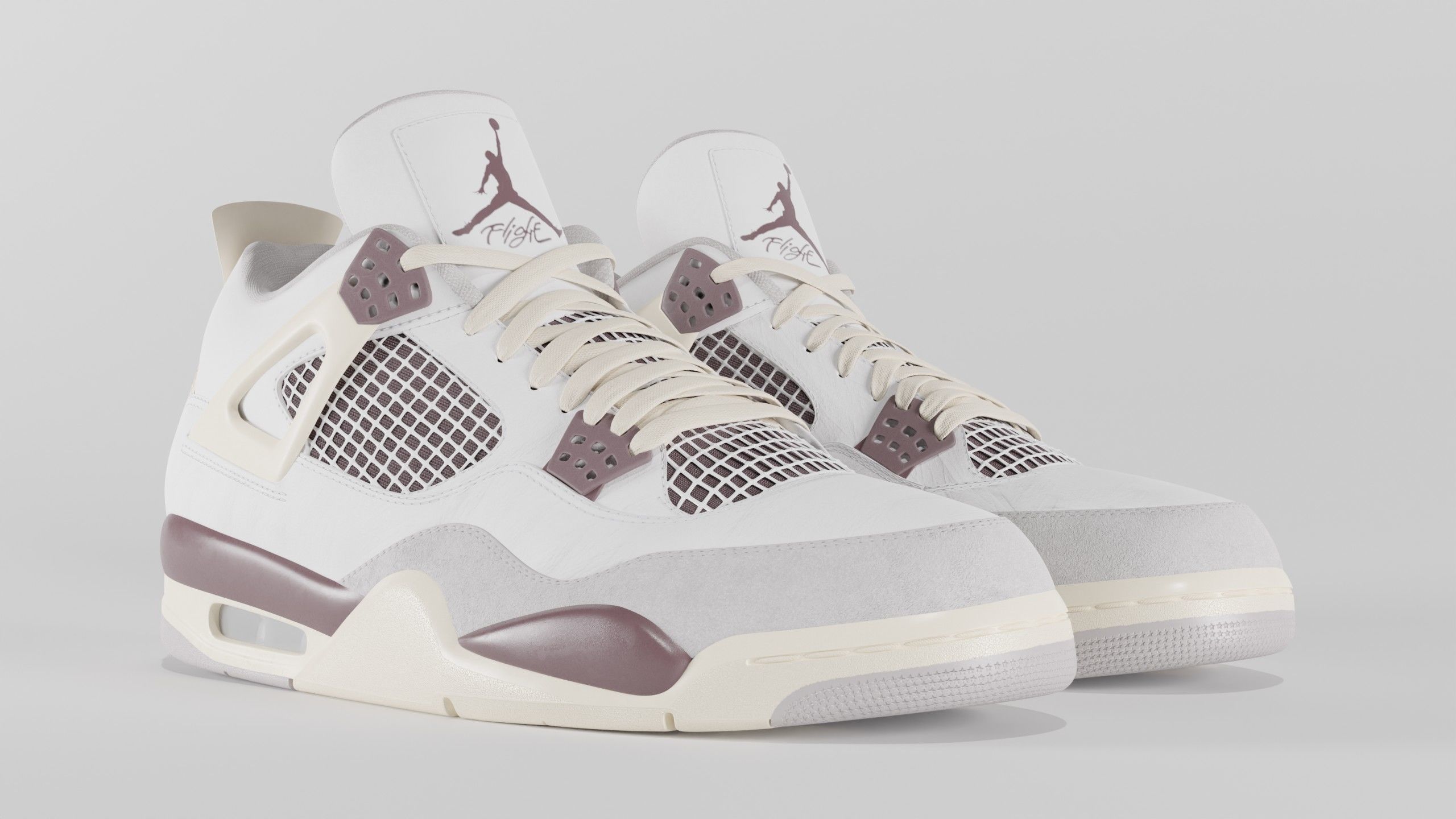 Jordan 4 A Ma Maniere Unreleased  Low-poly 3D model_47