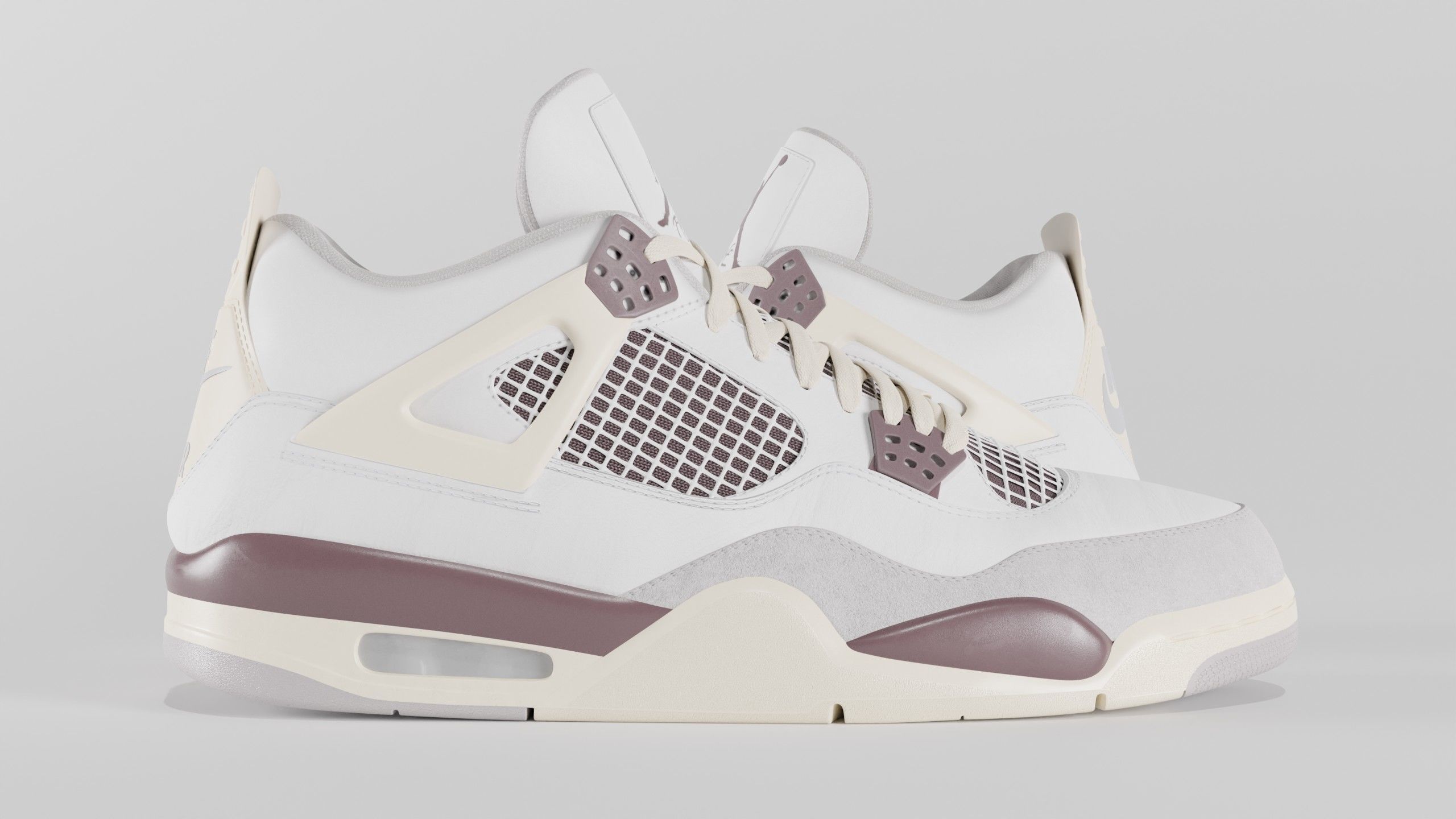 Jordan 4 A Ma Maniere Unreleased  Low-poly 3D model_9