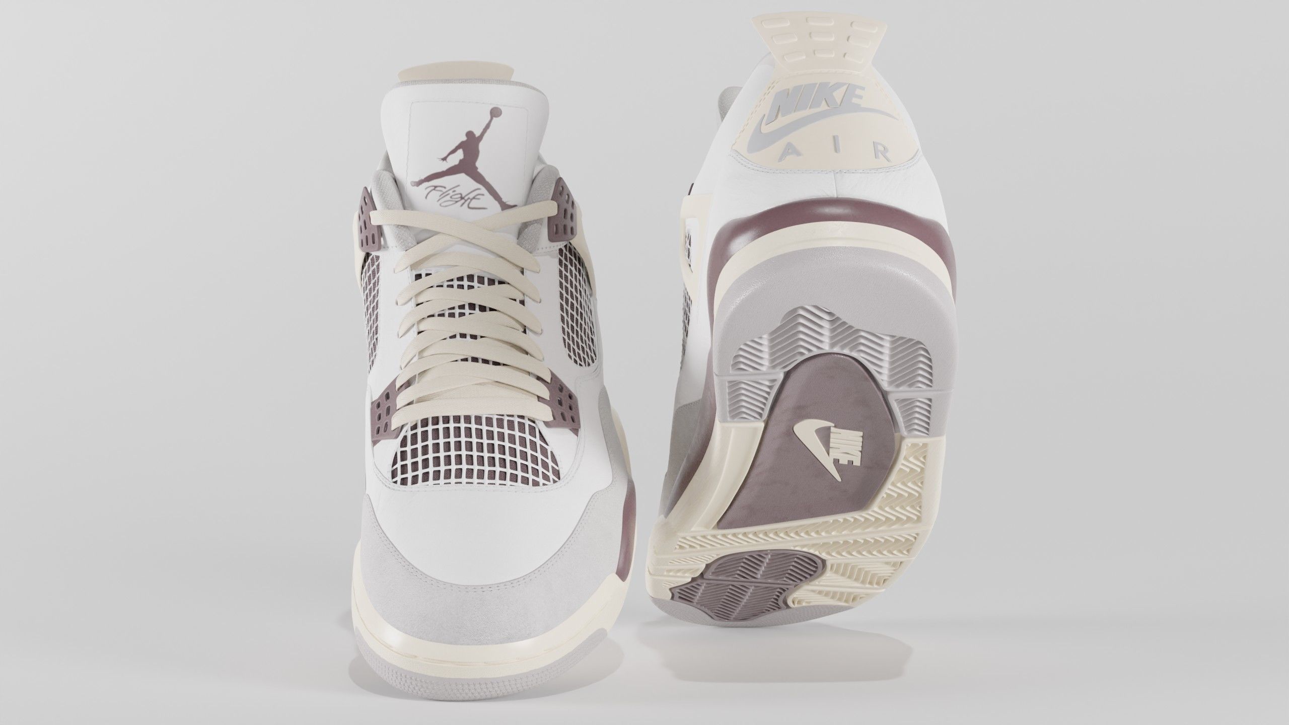 Jordan 4 A Ma Maniere Unreleased  Low-poly 3D model_32