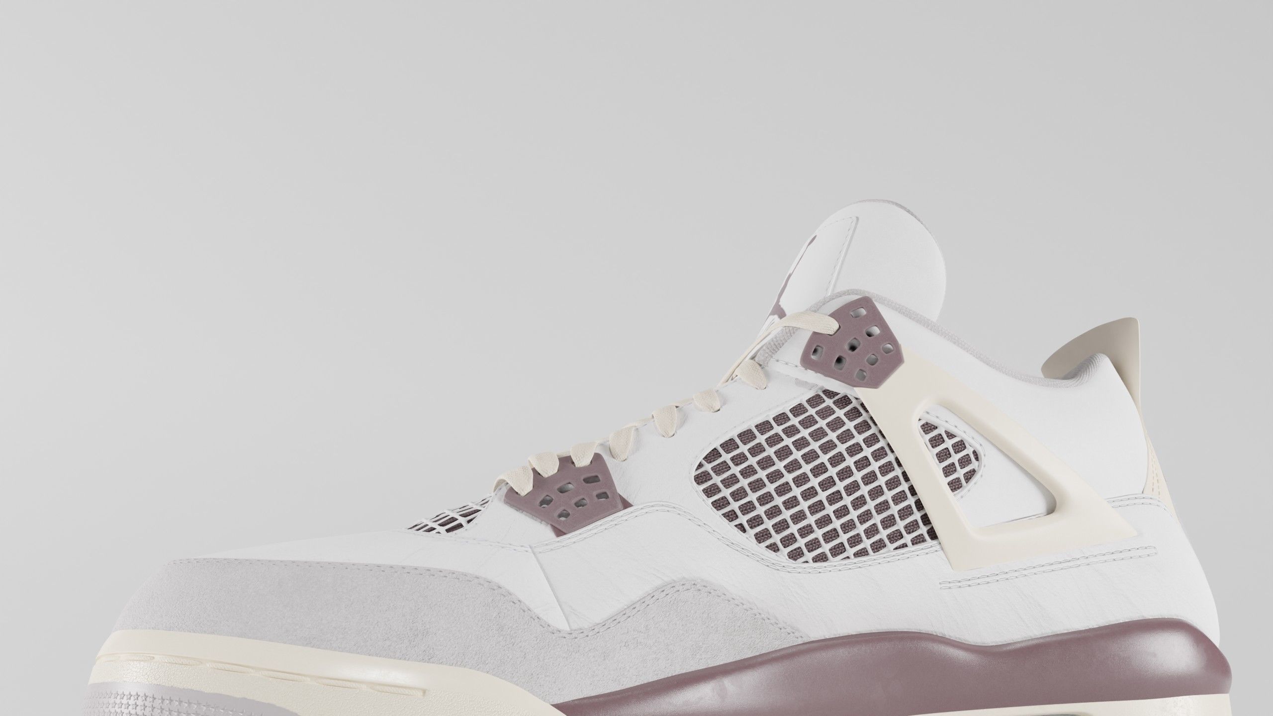 Jordan 4 A Ma Maniere Unreleased  Low-poly 3D model_50
