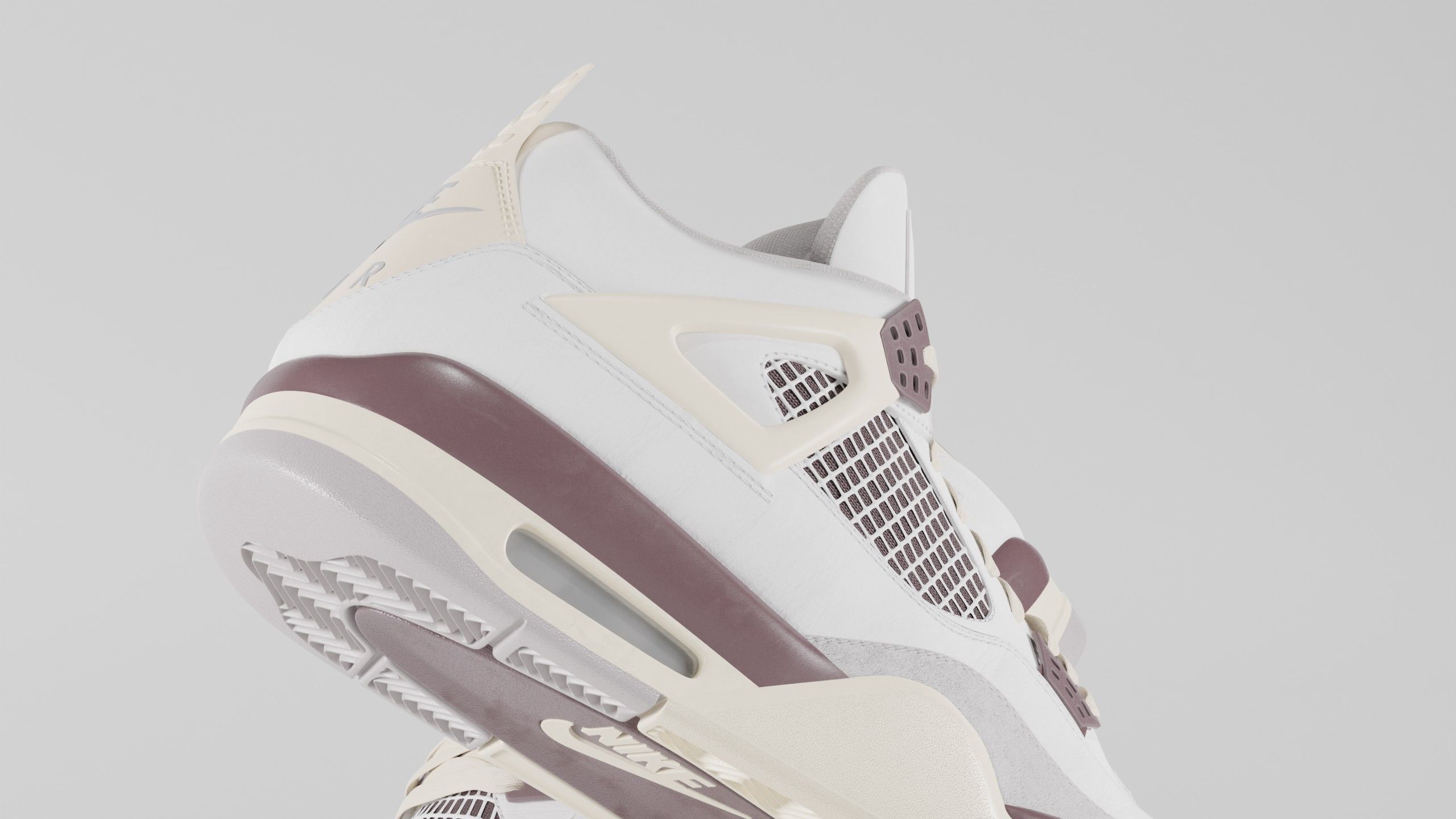 Jordan 4 A Ma Maniere Unreleased  Low-poly 3D model_2