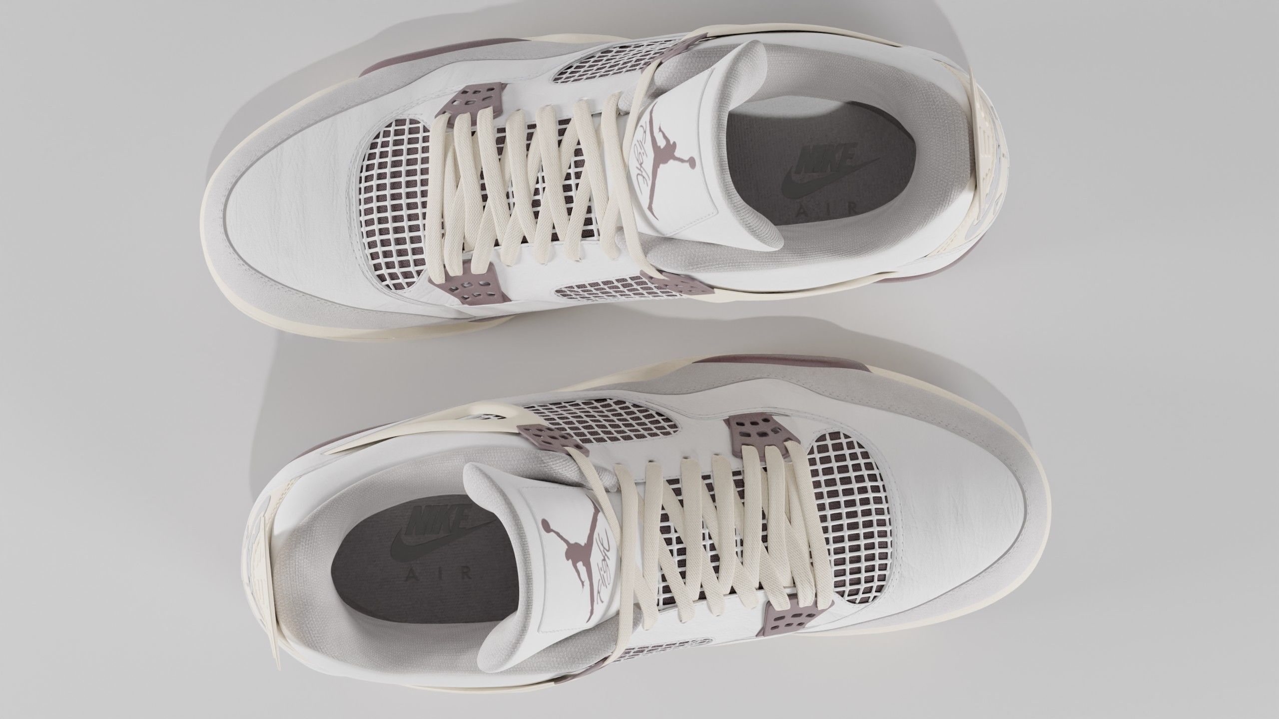 Jordan 4 A Ma Maniere Unreleased  Low-poly 3D model_29