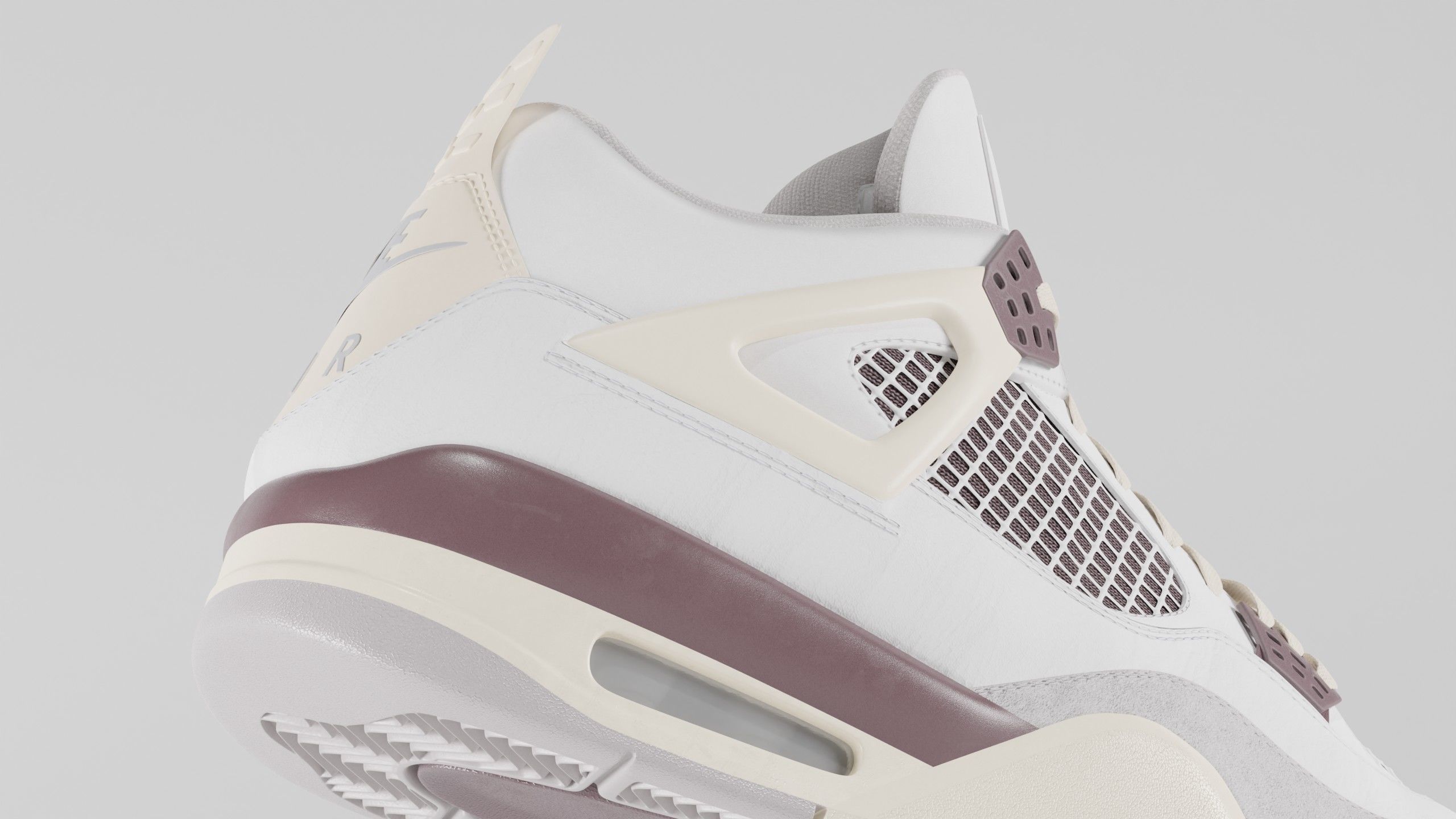 Jordan 4 A Ma Maniere Unreleased  Low-poly 3D model_7