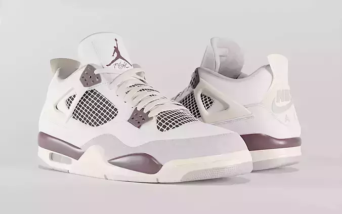 Jordan 4 A Ma Maniere Unreleased  Low-poly 3D model