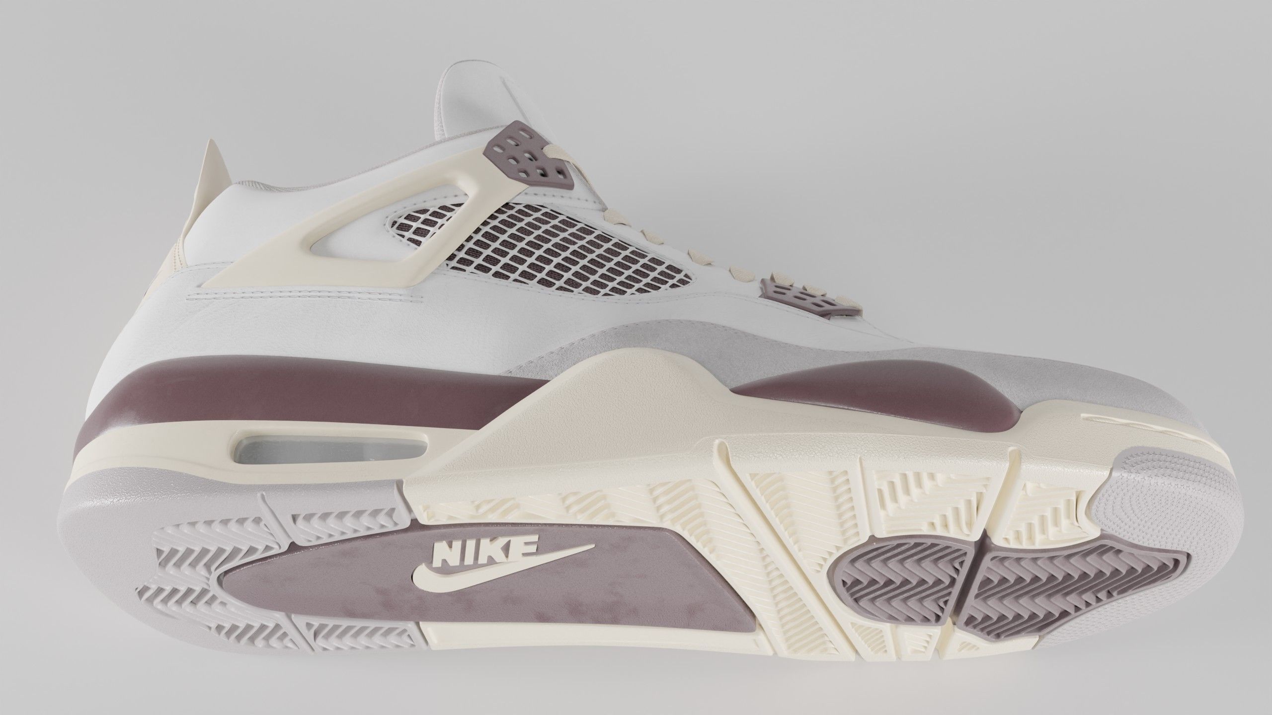 Jordan 4 A Ma Maniere Unreleased  Low-poly 3D model_12