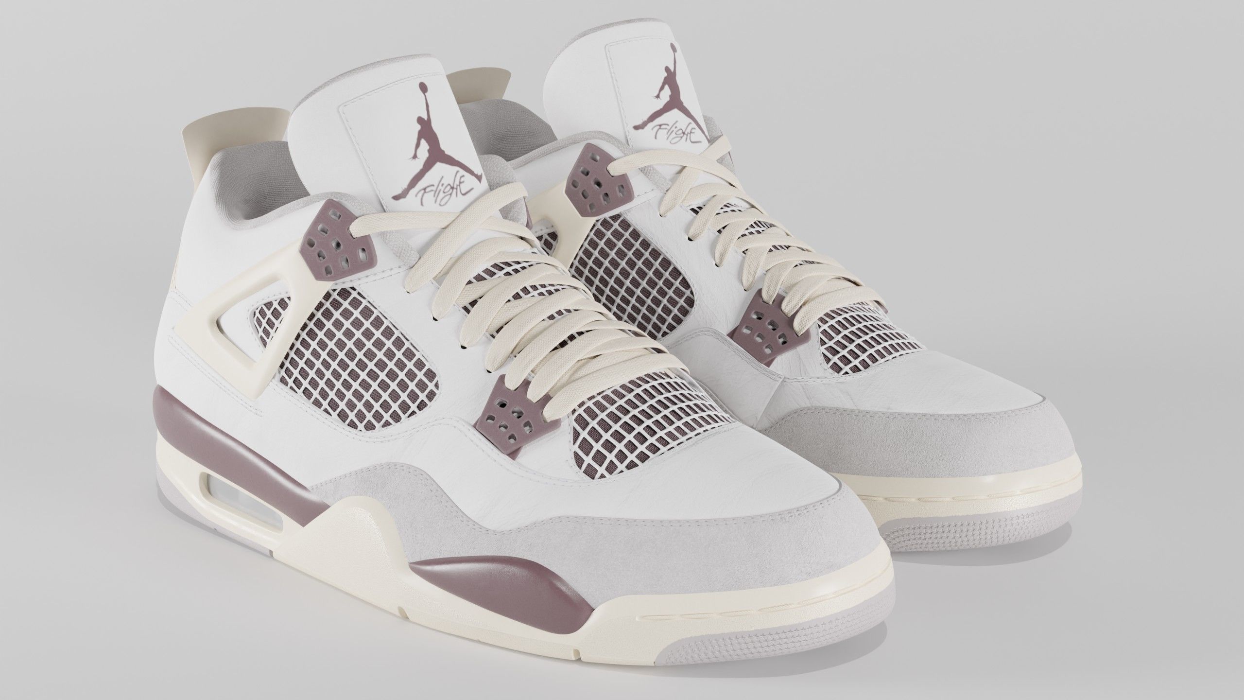 Jordan 4 A Ma Maniere Unreleased  Low-poly 3D model_33