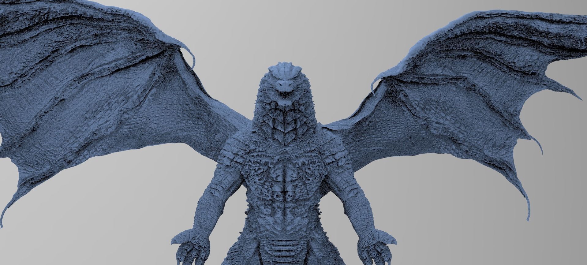 Drake God Lizard 1  3D model_1