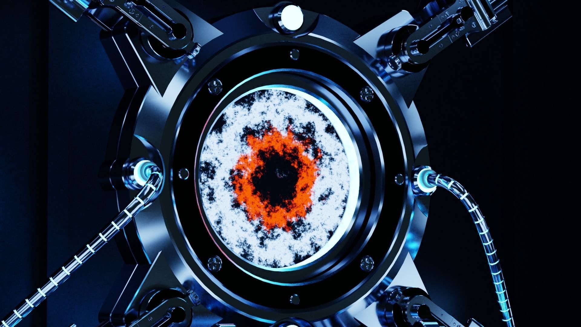 Sci-fi Portal 3D model_5