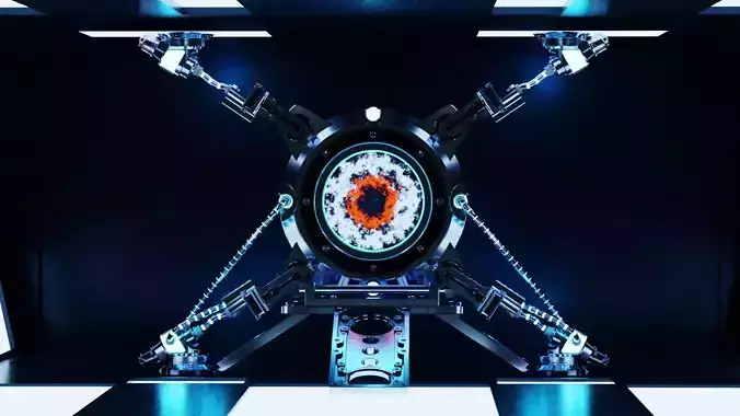 Sci-fi Portal 3D model Sci-fi Portal 3D model