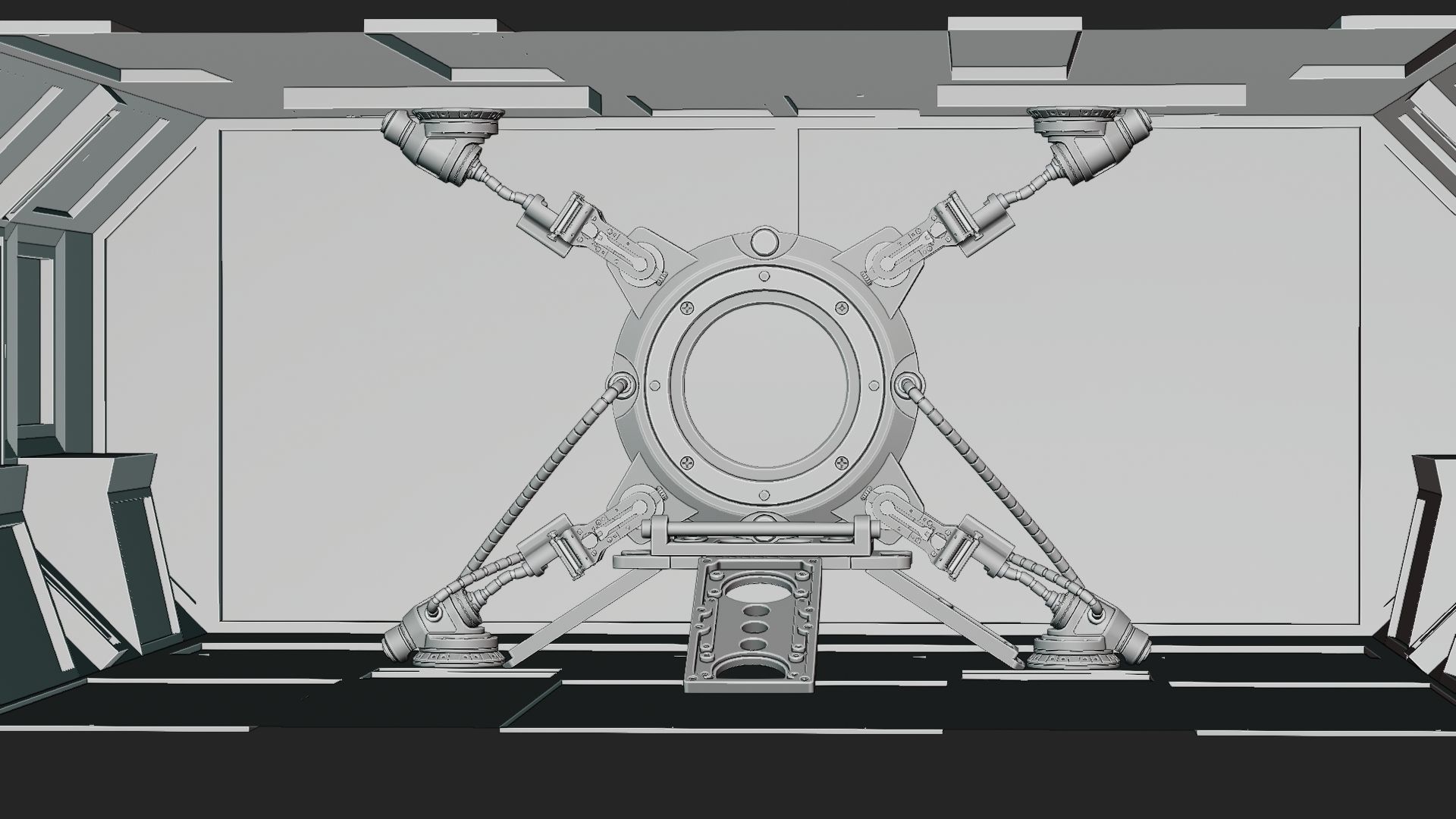 Sci-fi Portal 3D model_19
