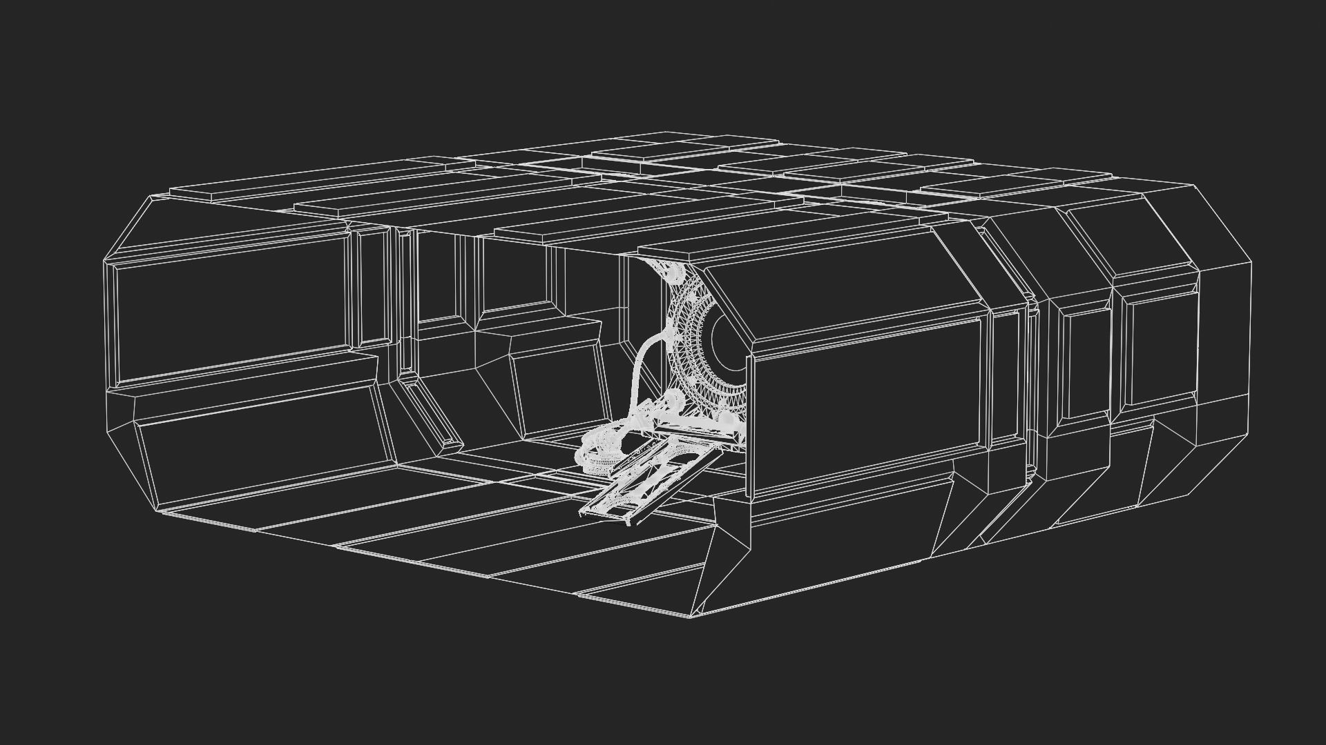 Sci-fi Portal 3D model_14